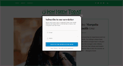 Desktop Screenshot of howigrewtoday.com